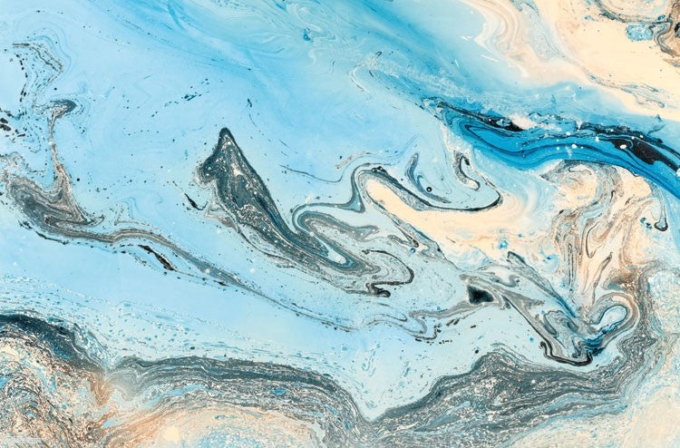 Frost - Marble Rolled Poster Print (34x22)
