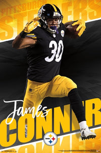 Pittsburgh Steelers James Conner Poster Print (22x34)