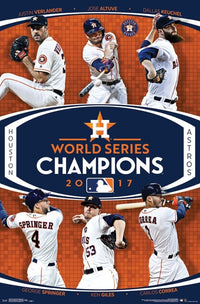 2017 World Series Champions Poster Print, baseball decor