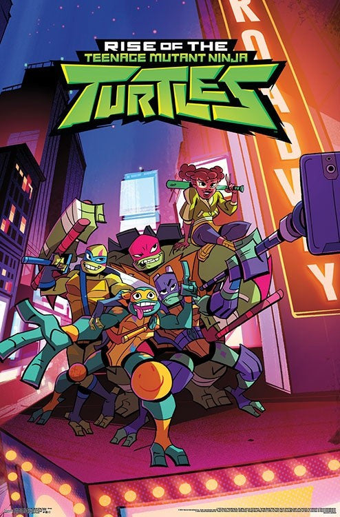 Rise of the Teenage Mutant Ninja Turtles Group Poster Print