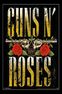 Guns N' Roses Stacked Logo Poster Print - 22x34