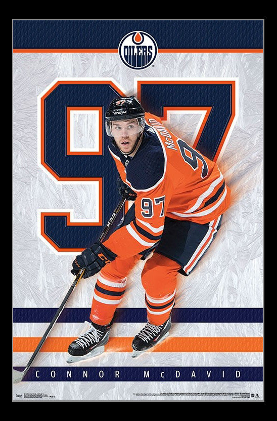 Conner McDavid Edmonton Oilers Poster Print - 22x34