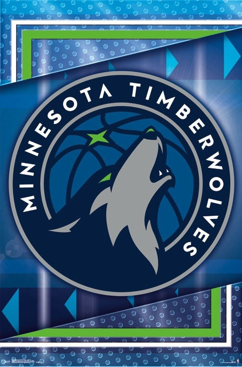 Minnesota Timberwolves Logo Poster Print - 22x34