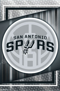 San Antonio Spurs Logo Poster Print - 22x34 Rolled Poster