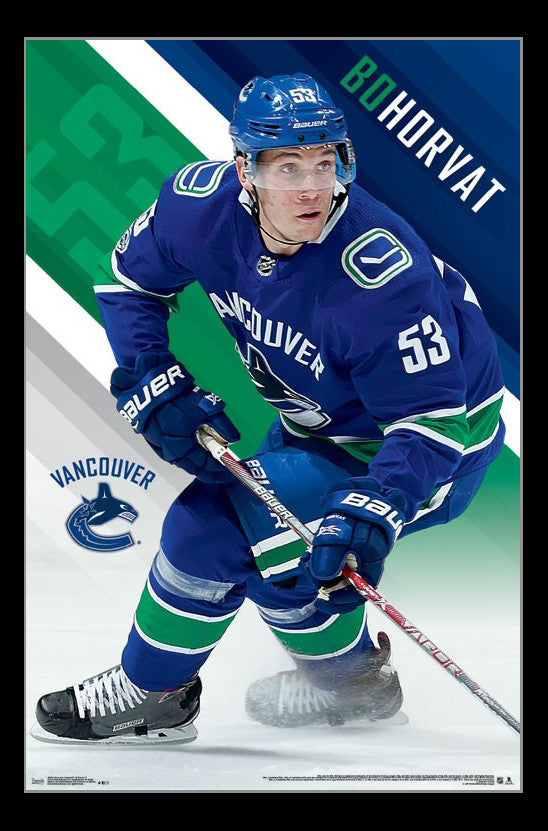 Bo Horvat Vancouver Canucks Poster Print - 22x34