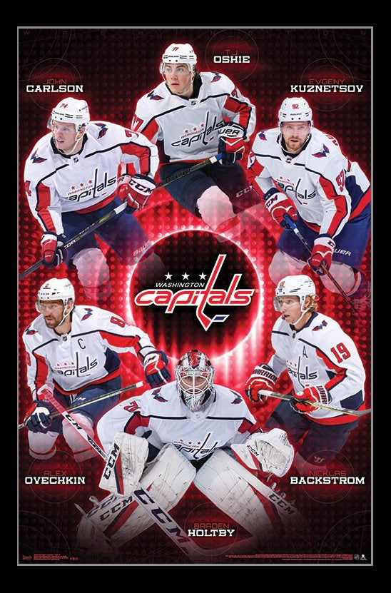 Washington Capitals Team Poster Print - 22x34