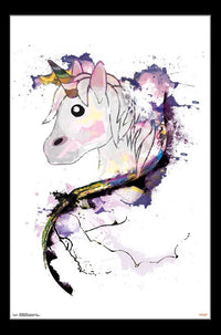 Unicorn Poster Print - Emoji Design (22x34)