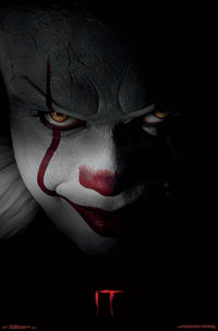 IT - Pennywise Horror Movie Poster Print 22x34