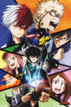 My Hero Academia Faces Poster Print - 22x34 Rolled Art