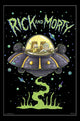 Rick and Morty Ship Poster Print featuring vibrant artwork.