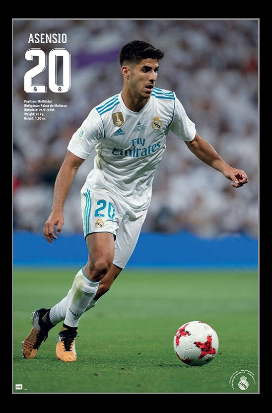 Marco Asensio Real Madrid Poster Print - 22x34