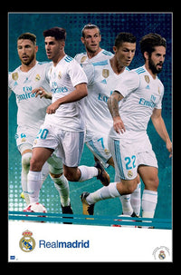 Real Madrid Group Poster Print - 22x34 Rolled Poster