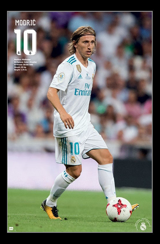Luka Modric Real Madrid Poster Print - 22x34