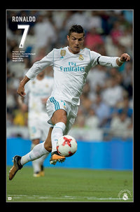 Cristiano Ronaldo Real Madrid Poster Print 22x34 - Rolled
