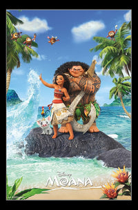 Moana High Five Rolled Poster Print - Perfect for Home Decor