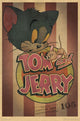 Tom and Jerry - Stripes Rolled Poster Print (22x34)
