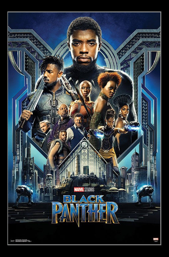Black Panther Group One Sheet Poster Print 22x34