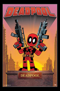 Deadpool Statue Poster Print - 22x34 Rolled Art