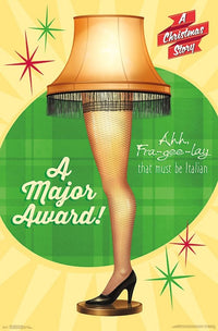 A Christmas Story Lamp Poster Print - 22x34 Rolled Art
