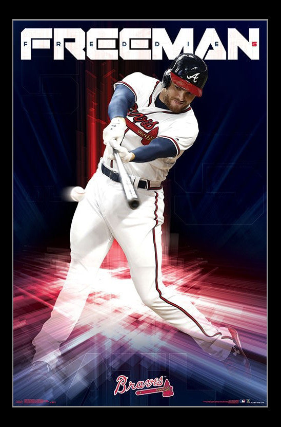 Freddie Freeman Atlanta Braves Poster Print 22x34
