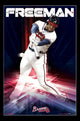 Freddie Freeman Atlanta Braves Poster Print 22x34