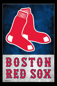 Boston Red Sox Logo Poster Print - 22x34 Rolled Poster