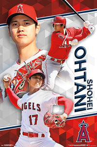Los Angeles Angels - Shohei Ohtani Rolled Poster Print