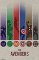 Avengers Minimalist Logo Poster Print - 22x34