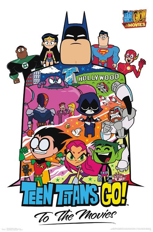 Teen Titans Movie Collage Poster Print - 22x34