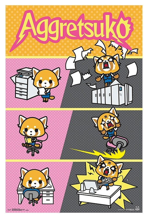 Aggretsuko - Transform Rolled Poster Print 22x34