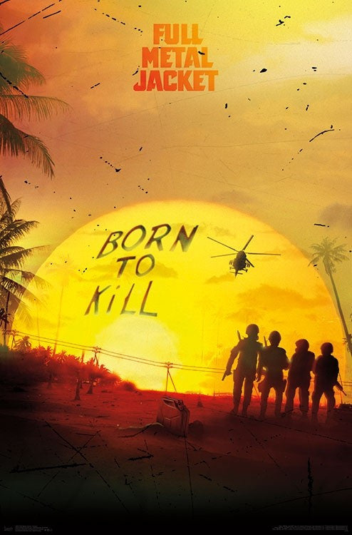 Full Metal Jacket Sunset Poster Print - 22x34 | Posterazzi