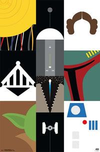 Star Wars - Simplistic Grid Poster Print (22x34) - Item # VARTIARP16601