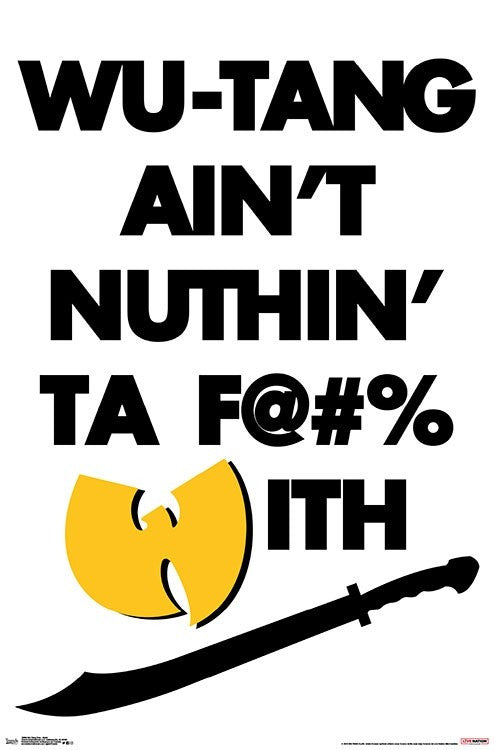 Wu-Tang Clan - Nutin Rolled Poster Print 22x34
