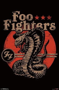 Foo Fighters Cobra Poster Print - 22x34 Rolled Art