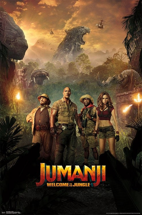 Jumanji One Sheet Poster Print - 22x34 Rolled Poster