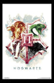 Harry Potter Hogwarts Illustrated Poster Print 22x34