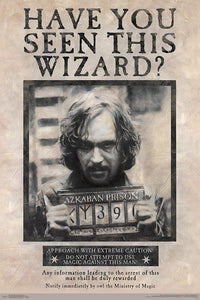 Harry Potter Wanted Sirius Black Poster Print - 22x34
