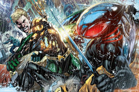 Aquaman vs Black Manta Rolled Poster Print - 34x22