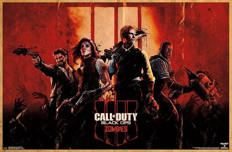 Call of Duty: Black Ops 4 - Zombie Key Art Rolled Poster Print