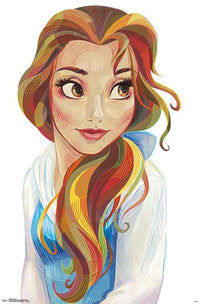 Bell Stylized Poster Print - 22x34 Rolled Art Print