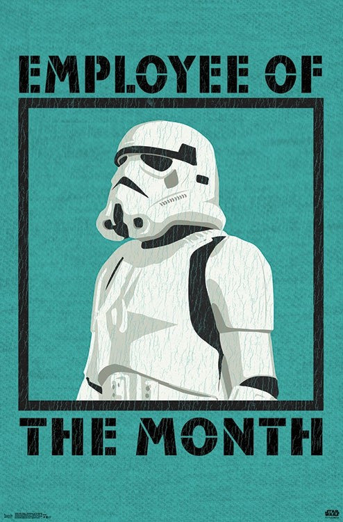 Star Wars Employee of the Month Poster Print (22x34)
