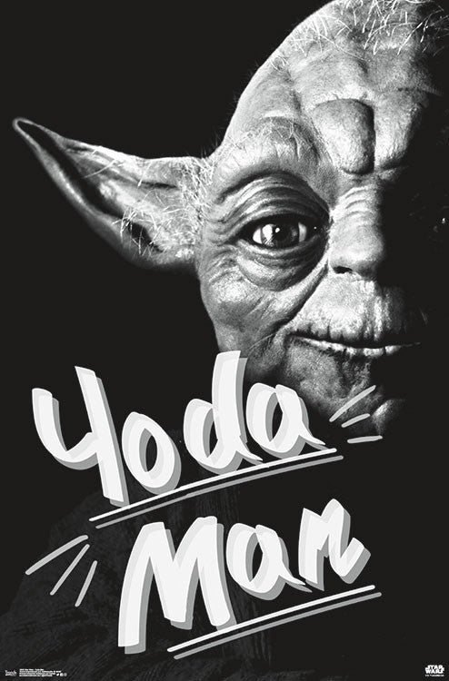 Star Wars - Yoda Man Poster Print (22x34)