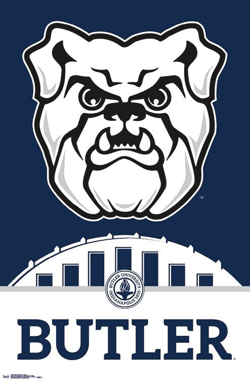 Butler University Logo Poster Print - 22x34