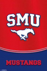 Southern Methodist University Logo 18 Poster Print - 22x34