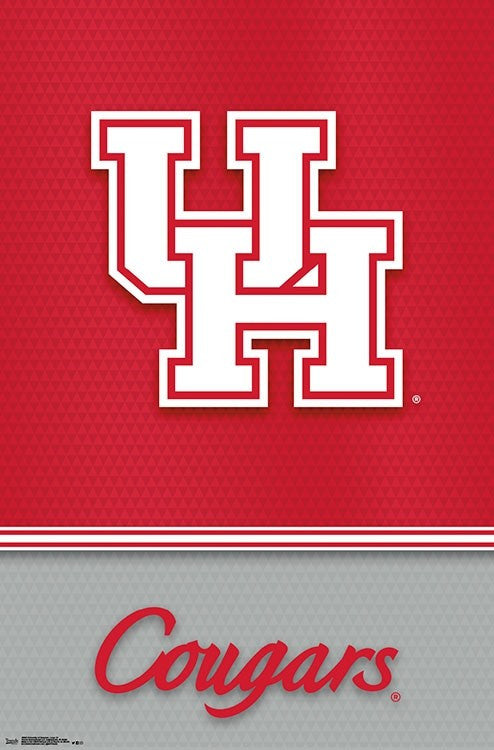 University of Houston Logo 18 Poster Print - 22x34