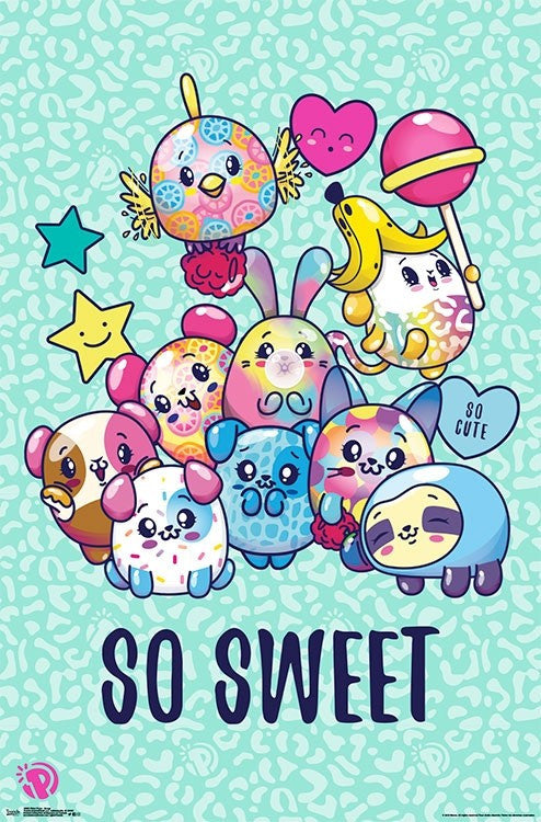 Pikmi Pops Group Poster Print - Fun Decor for Kids' Rooms