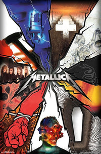 Metallica Collage Poster Print - 22x34 Rolled Poster