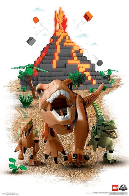 Lego Jurassic World - Run Poster Print (22x34)