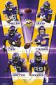 Minnesota Vikings Team Poster Print - 22x34 Rolled Poster