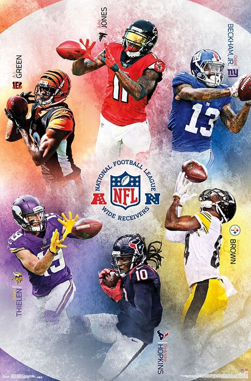 NFL Receivers 18 Poster Print - Rolled Poster